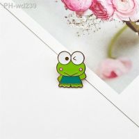 Funny Cute Big Eyes Frog Metal Enamel Brooch Cartoon Fashion Personality Animal Badge Children 39;s Gift Jewelry Accessories