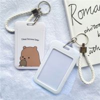 hot！【DT】☽◐  Student Cartoon Business Card Holder Badge Credit Holders Bank ID Bus Cover Men Supplies