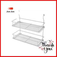 ชุดตะแกรงแขวนสเตนเลส 2 ชั้น BRISK W02 44 ซม.KITCHEN RACK BRISK W02 44CM **ราคาดีที่สุด**