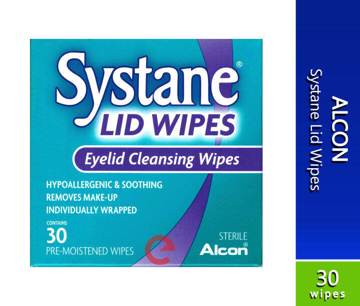 Alcon Systane Lid Wipes 30S Eyelid Cleansing Wipes Lazada