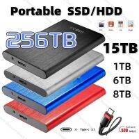 ดั้งเดิมแบบพกพาความเร็วสูง2TB 4เทราไบต์ SSD/HDD 8TB 16TB 256TB ฮาร์ดไดรฟ์เสริมจัดเก็บข้อมูลจำนวนมาก USB เชื่อมต่อ3.0ฮาร์ดไดรฟ์หน่วยความจำ