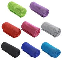 Cold Feeling Towel Portable Outdoor Sports Towel Microfiber Sweat Absorption Quick Drying for Gym Workout Running Yoga