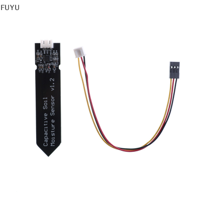 FUYU Capacitive soil Moisture SENSOR V1.2ทนต่อการกัดกร่อนด้วยสาย