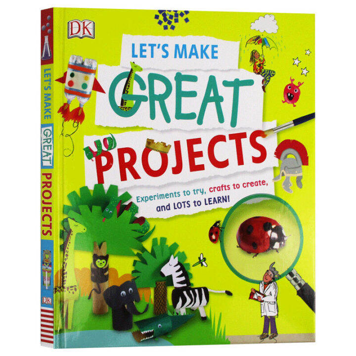 dk-to-do-projects-together-english-original-lets-make-great-projects-scientific-experiments-hardcover-space-natural-history-animals-english-childrens-science-encyclopedia-english-book