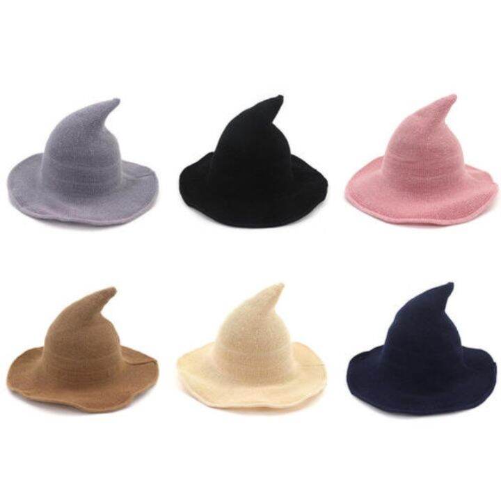 1pcs-witch-hat-woolen-for-hats-magical-decoration-caps