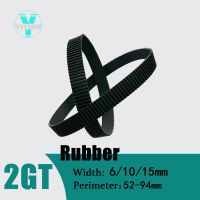 ✌◈◘ 2GT 2MGT Belt Width 6mm Rubber CBelt Closed Loop Perimeter 52-94mm GT2 Timing Synchronous