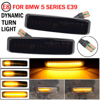 ไฟเลี้ยวด้านข้างสำหรับ BMW 5 Series M5 LED Dynamic Repeater ลำดับโคมไฟ Flasher Blinker 1995-2003