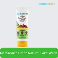 Mamaearth Ubtan Natural Face Wash for All Skin Type with Turmeric &amp; Saffron for Tan removal and Skin brightning 100 ml - SLS &amp; Paraben Free