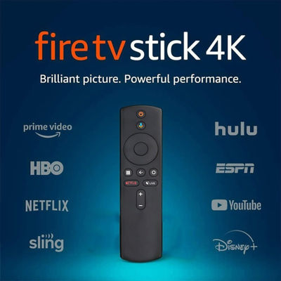 1PCS Fire Streaming Stick 4K Ultra HD ทัศน์รวมถึง Alexa Voice Remote