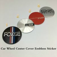 Style car Upgrade NEW 4PCS/Car Styling 45mm FOOSE OZ SSR WORK Racing Emblem Car Wheel Center Covers Hub Caps Badge Stickers Decals Auto Accessories