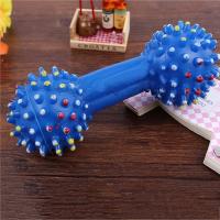 Pet Dog Toys Sounds Dumbbell Shape Squeaky Toy Cat Dog Natural Non-Toxic Teeth Cleaning Bite Pet Chew Toys Screw Nut Drivers
