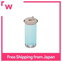 Klean Kanteen 12 Oz กระบอกน้ำฉนวน TKWide พร้อมสีฟ้าอ่อนบิดฝา