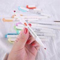 5ColorsSet Looks The Same Ze-25 Colors-Mildliner Double-Sided Highlither Marker Pen