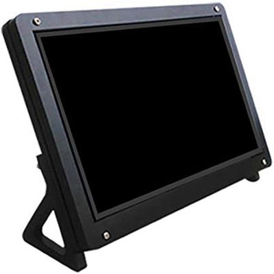 7 Inch Display Monitor LCD Case Support Holder for Raspberry Pi 3 Acrylic Housing Bracket LCD Black