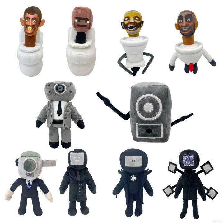 Skibidi Toilet Plush Dolls Gift For Kids Titan TV Man Speakerman Camera Man  Stuffed Toys For Kids Collections | Lazada.vn
