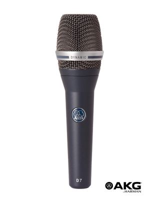 AKG D7 Dynamic Microphone with 70Hz-20kHz Frequency Response, Supercardioid Polar Pattern + Free Mic Bag &amp; Mic Stand adapter &amp; Windscreen