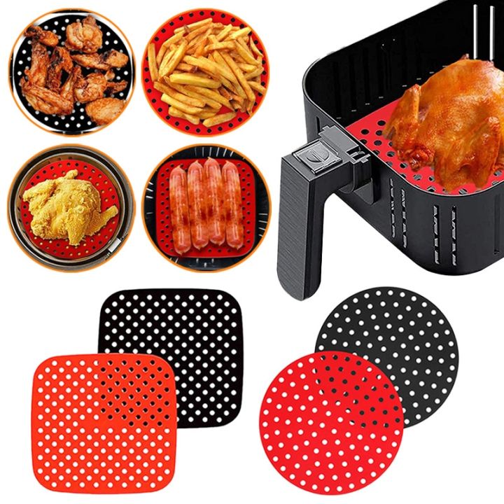 reusable-silicone-air-fryer-liner-mat-non-stick-baking-mat-non-stick-steamer-pad-fryer-basket-kitchen-baking-accessories