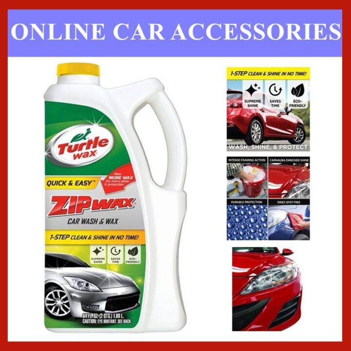 Turtle Wax Zip Wax Car Wash & Wax T79 Lazada
