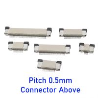 10Pcs FFC FPC 0.5mm Ribbon Flat Cable Connectors 4P 6P 8P 10P 12P 14P 16P 18P 20P 24P 26P 30P 32P 34P 40P 50P 60Pin FPC Adapter