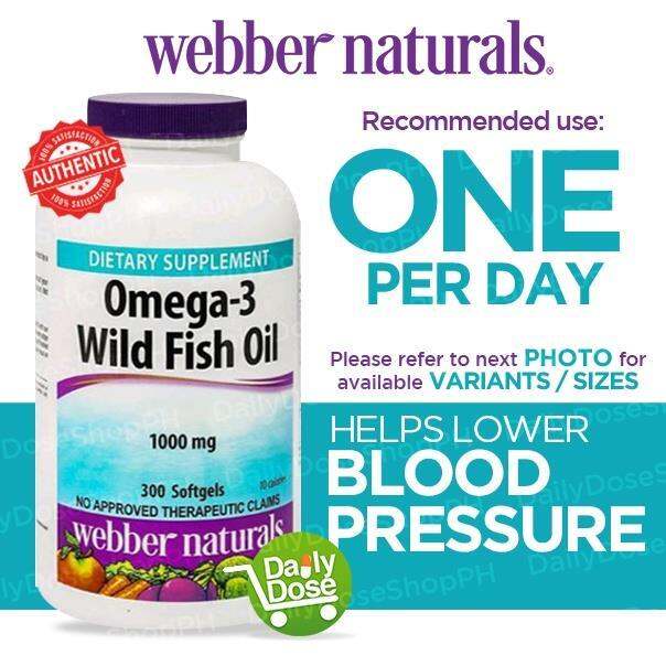 Health Supplements ber Natural Omega3 Wild Fish Oil 1000mg Lazada PH