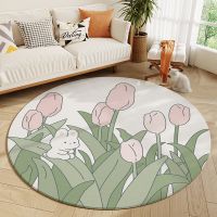 [COD] Dajiang simple pet mat non-slip bedroom carpet ins living room floor absorbent plant flower