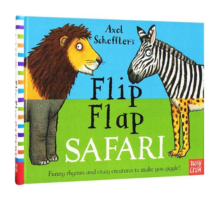 English original flip flap Safari fun flip book spiral binding ...