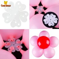 Cheapest# Reusable Balloon Clips Flower Shape Balloons Modeling Tool Plastic Balloon Clip Holders Sticker for Kids Birthday Shower Decorations Wedding Event Party Supplies :【Ready Stock】