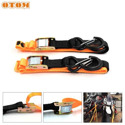 OTOM Motorcycle 2pcs Universal Tie Downs Fixed Strap Tension Rope Quick Release Buckle Motorcross Tow Rope For KTM HONDA YAMAHA