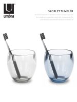 【Import】 Mouthwash cup Canada UMBRA household plastic dental cup bathroom set toiletries soap dish brushing cup