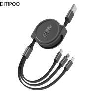 3 IN 1 Fast Charging Cable Data Cable For Micro Type C USB Charger Cable Wire For Mobile Phone Data Cable