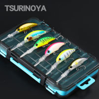 TSURINOYA EXPLORERS 57SP ระงับ Minnow 57Mm 8.3G 6Pcs ชุดยาวหล่อ Pike Bass Fishing Lure เหยื่อ Hard ประดิษฐ์ Jerkbait