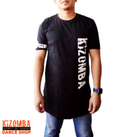 เสื้อยืด Kizomba ทรงยาว ผ่าข้าง  (TP-101)