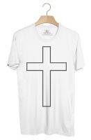 BP81 เสื้อยืด White Cross