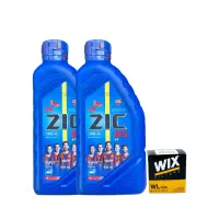 น้ำมันเครื่อง ZIC M5 20W-40 ขนาด 0.8 ลิตร 2 ขวด + กรองน้ำมันเครื่อง WIX 7200