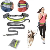 Pet Elastic Belt Collar Running Waist Dog Leash Set Hands Free Jogging Rope Puppy Dog Harness Strap Animal Canicross Accessory Cable Management