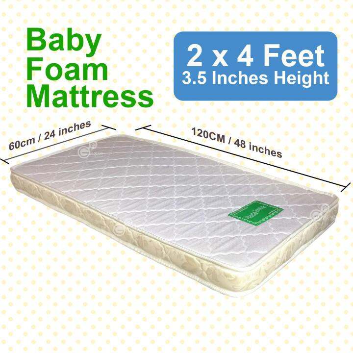 [Baby Cot Mattress] GHome Baby Foam Mattress 60 x 120 / Baby Tilam