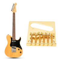 6 Saddle Guitar Bridge ช่องเสียบคอยล์เดี่ยวสำหรับกีตาร์ไฟฟ้า TL Telecaster