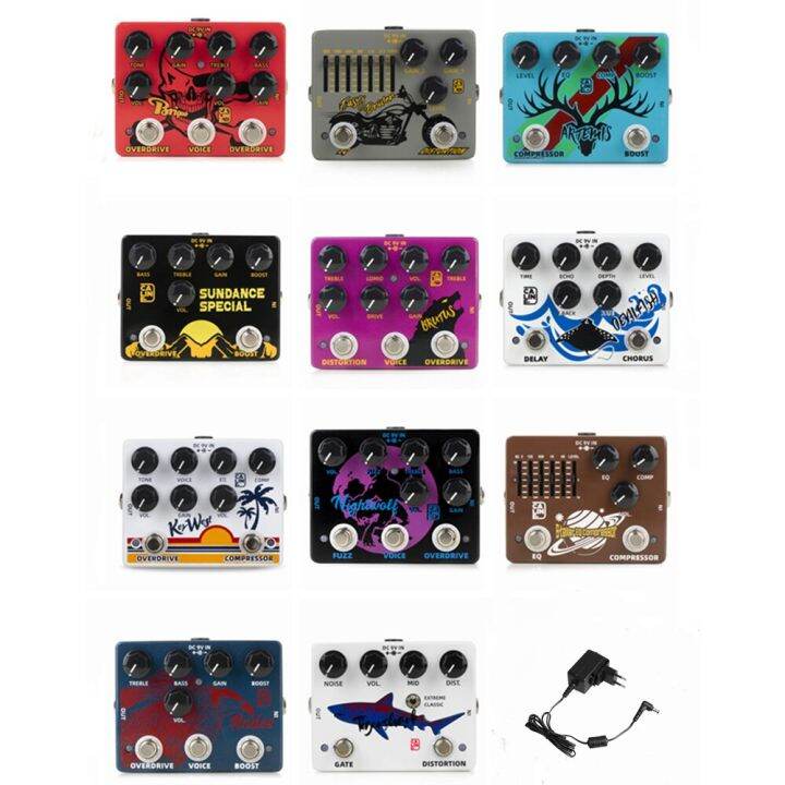 Caline DCP Dual Effect Guitar Pedal Distortion Overdrive Compressor