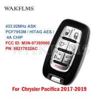 สำหรับรถ Chrysler Pacifica 2017 2018 2019 7Btns Keyless Entry 433.92Mhz ถาม M3N-97395900ศิลปะ68241532AC กุญแจรถ