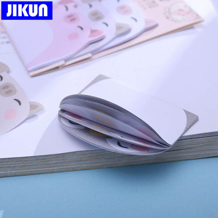 jikun-45-แผ่นการ์ตูน-sticky-notes-สัตว์น่ารักชุดออกแบบกระดาษโน้ต-scrapbooking-วารสารตกแต่ง-yrrey