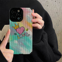 เคสโทรศัพท์ลาย Sweet Love สำหรับ iPhone 14/13/12/11 Pro Max 12 13 Mini 6 6S 7 8 Plus X XR XS Max เคสหลังนิ่มกันกระแทกแฟชั่นที่สร้างสรรค์ฝาครอบโทรศัพท์พร้อมเลนส์กล้องคลุมทั้งหมดฝาครอบป้องกัน