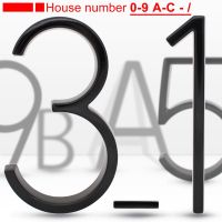 House Numbers and Letter Alphabet for Home Door 5in 12.5cm Street Outdoor Hotel Toilet Sign Address Name Plate Steel Digits