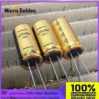 1/2pcs 570V 110uF 570V Rubycon SV 18x40mm 570V110uF Top Grade HiFi Gold Filter Biliary Audio Aluminum Electrolytic Capacitor