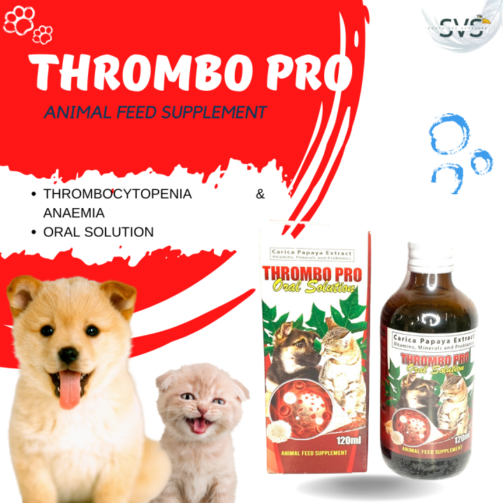 [SOUTH VET] Thrombo Pro 120ML Feed Supplement for dog's and cat's