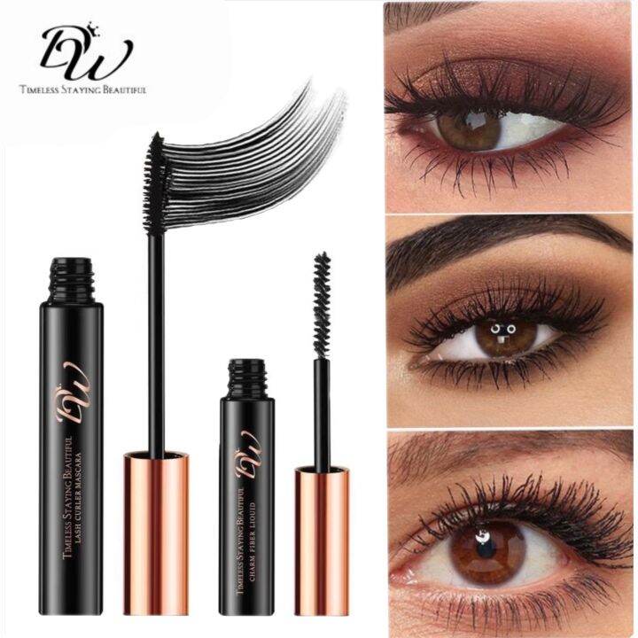 DW Big Eye Double Tube Mascara 2in1 Mascara (Lash Curler Mascara ...