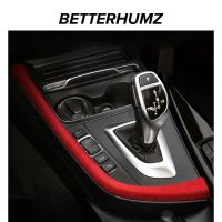 BETTERHUMZ Alcantara For BMW F30 F32 F34 F36 LHD RHD Interior Center Console Gear Shift Panel Decorative Strip Cover Accessories