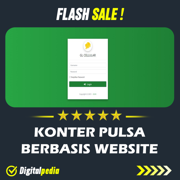 Aplikasi Penjualan Konter Toko Pulsa Berbasis Web Source Code Premium Lifetime Lazada Indonesia 2813