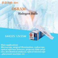 OSRAM หลอดไฟฮาโลเจน64432S 12V3 5W เส้นใยแนวตั้งฟองข้าวกล้องจุลทรรศน์โคมไฟโคมไฟฮาโลเจนเครื่องมือ