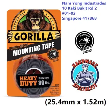 Gorilla Double Sided Mounting Tape (Tough & Clear) [60/150 inches]