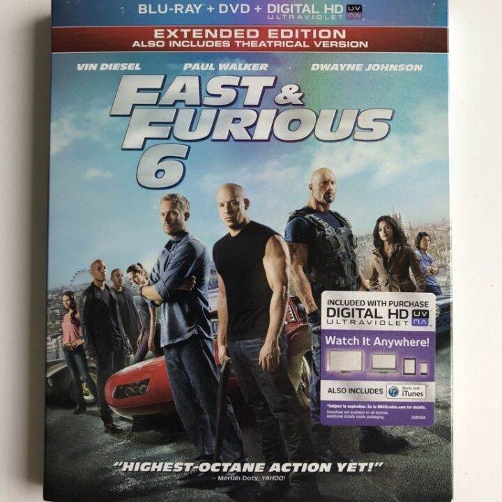 【Local delivery】 Fast And Furious 6 Blu-ray Movie (Sealed And New ...